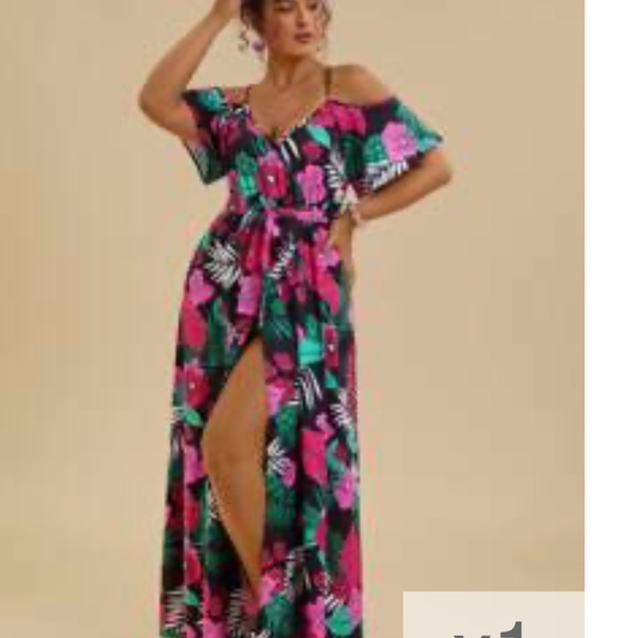 Hawaiian Luau Plus size dresses - Picture 1 of 6